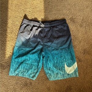 Nike Blue and Gray Athletic Shorts